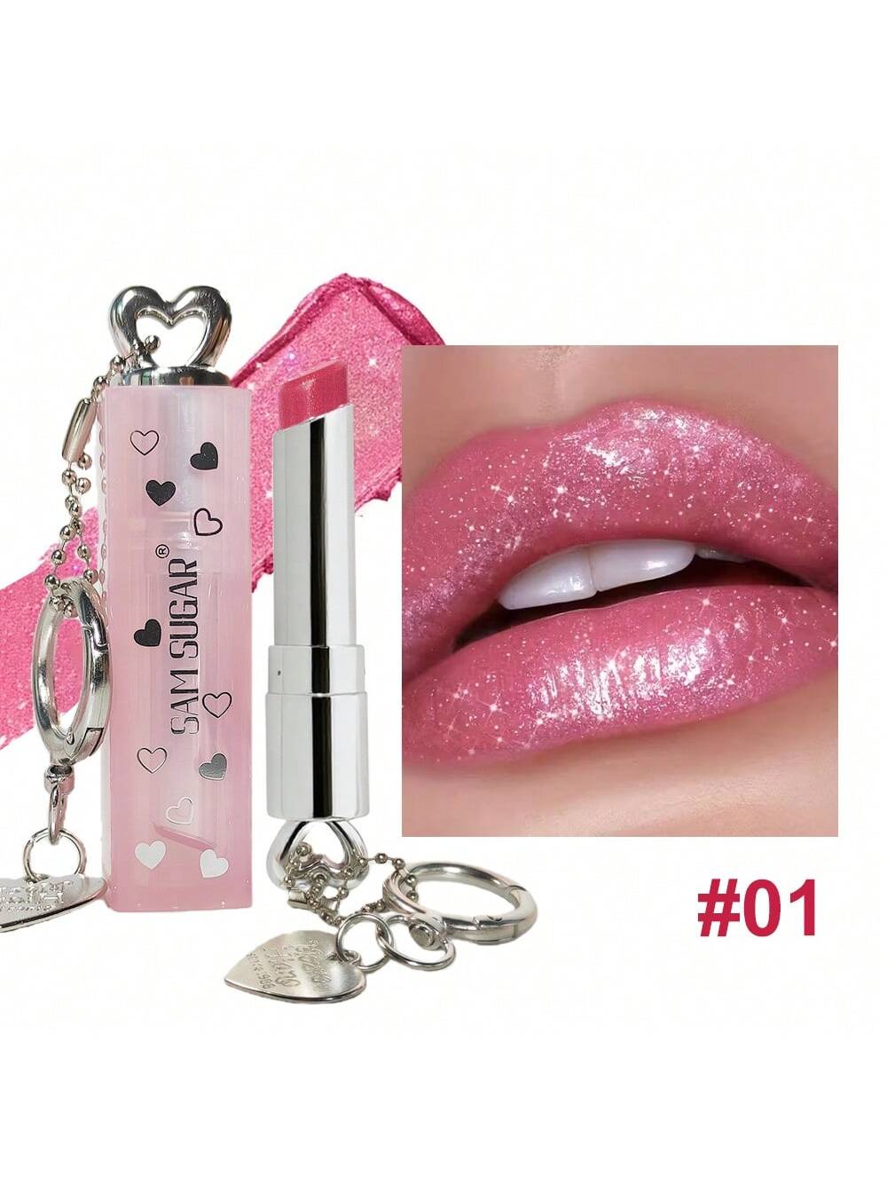 SHEIN Lipstick Love Colored Lip Balm Moisturizing