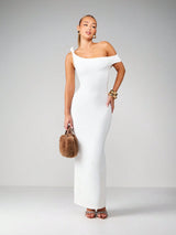 SHEIN MISSGUIDED Off Shoulder Bardot Midi Dress