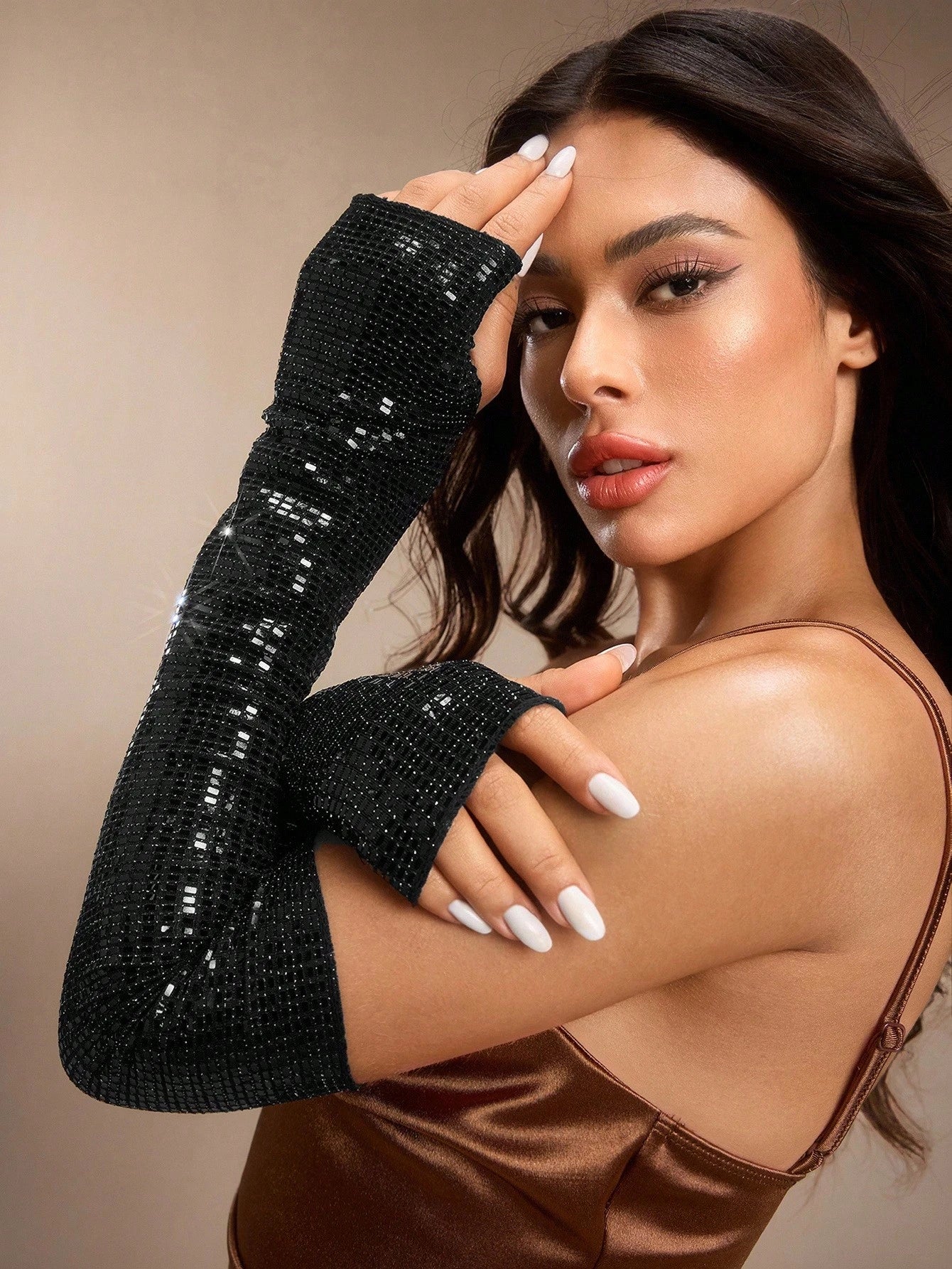 SHEIN SHEIN SXY Women Fingerless Gloves