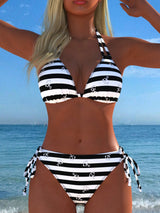 SHEIN Sexy Casual Women's Halter Bikini Set