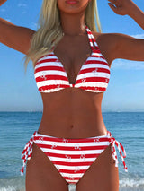 SHEIN Sexy Casual Women's Halter Bikini Set