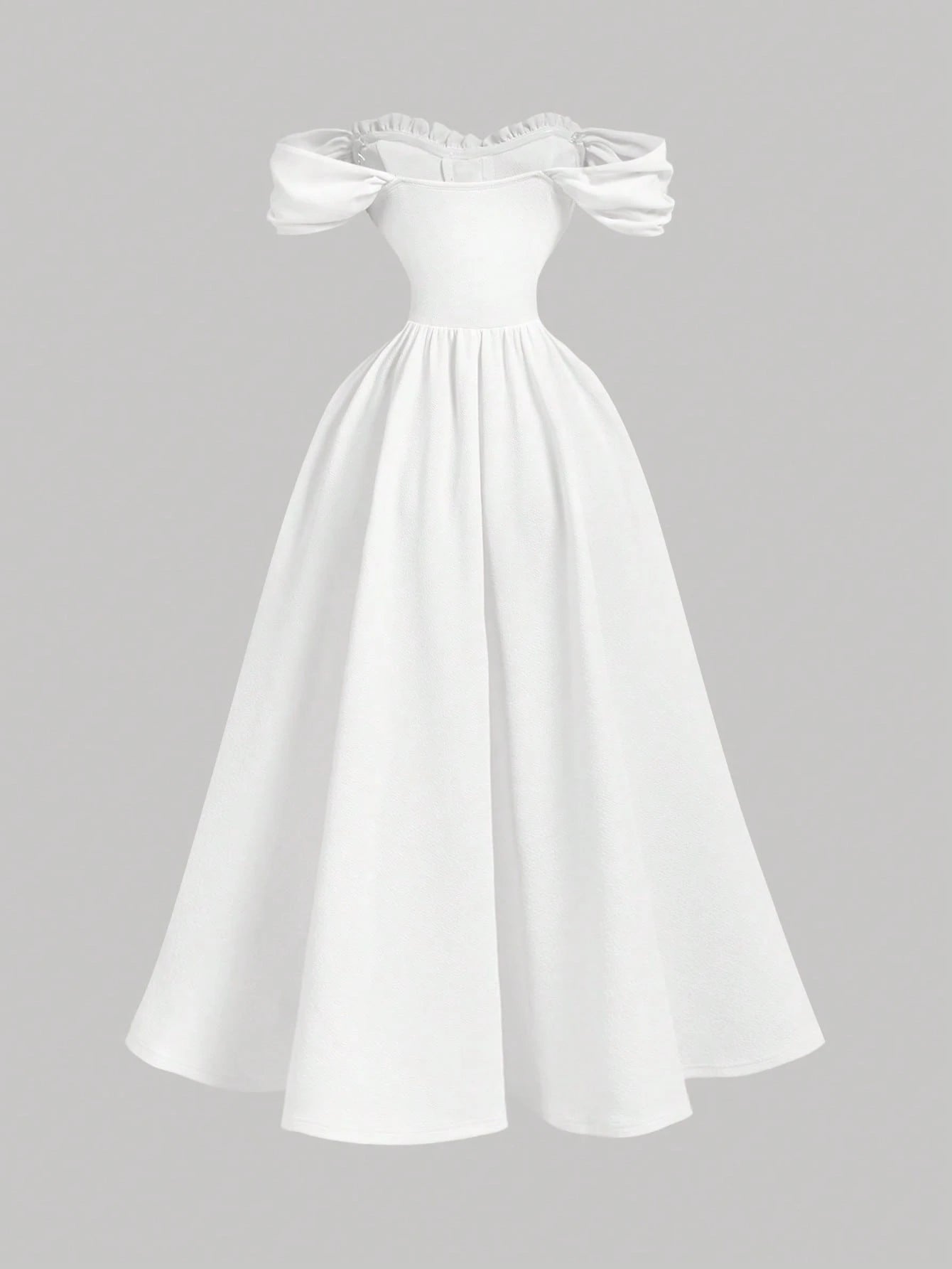 SHEIN Skyraze Women's Elegant White Dress