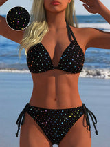 SHEIN Women's Sexy Halter Bikini Set