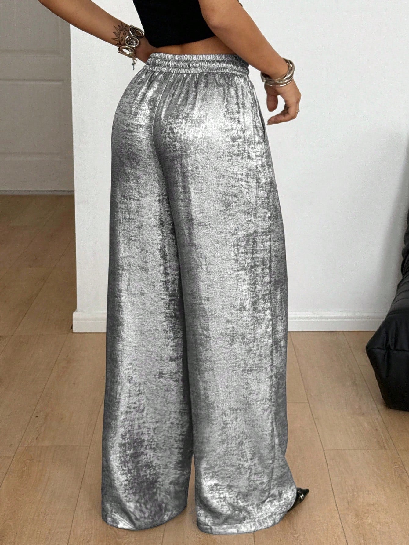 SHEIN X Scot Louie Coolane Women's All-Season  Pants
