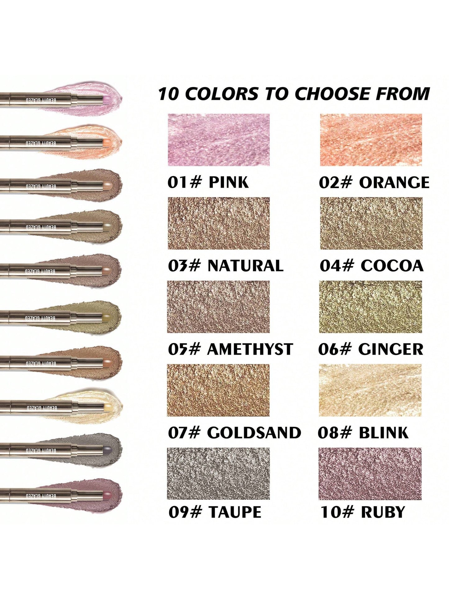 SHEIN beauty glazed Eyeshadow Stick Waterproof 