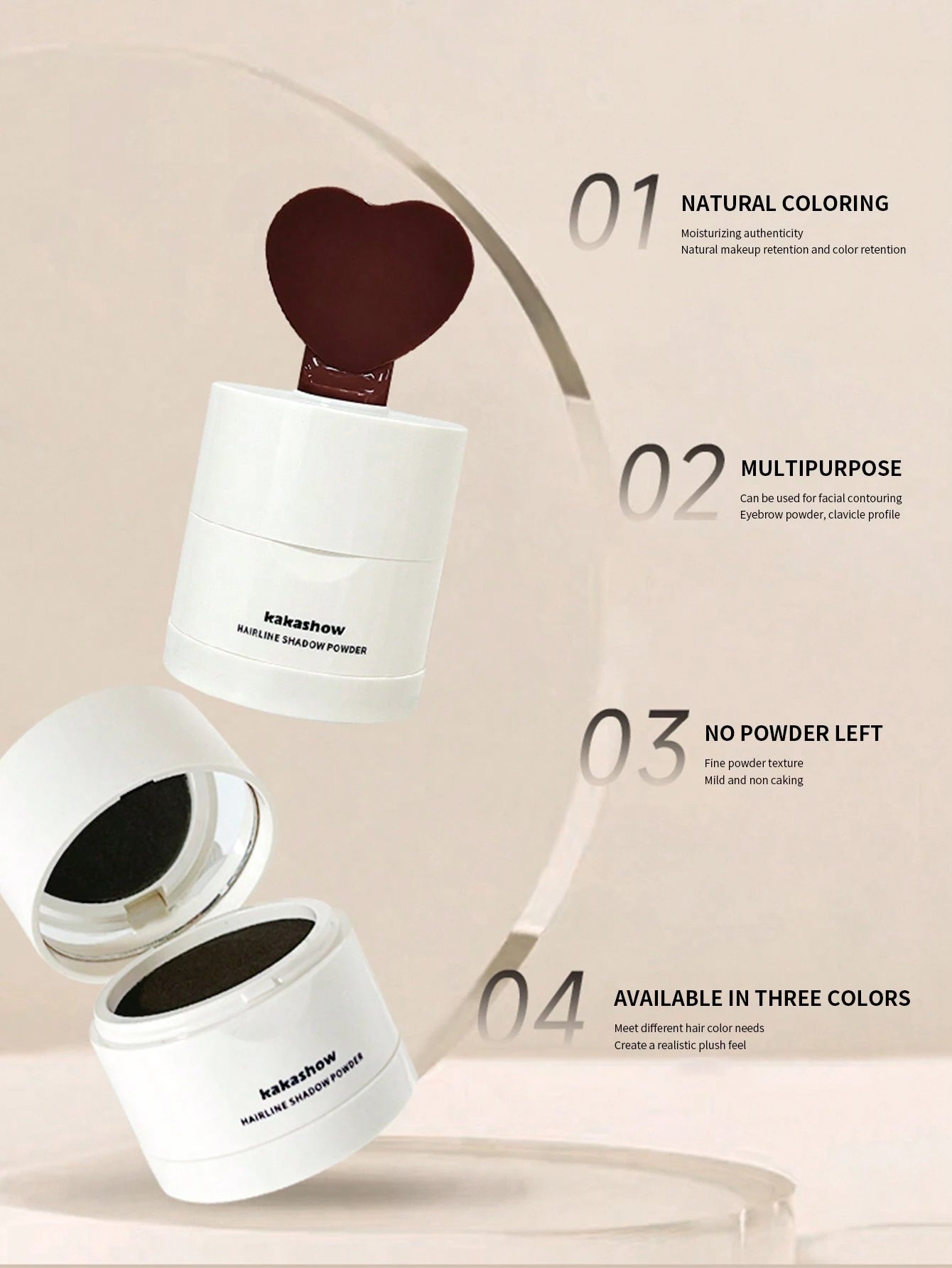 SHEIN kakashow Waterproof Hair Shadow & Contouring Powder 