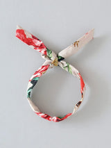 فستان شي إن للبنات الصغيرات بطبعة نباتات مع ربطة رأس 