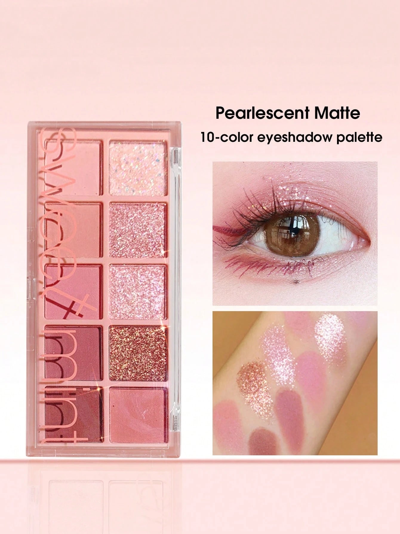 SHEIN Sweet mint 10-Color Matte Eyeshadow Palette