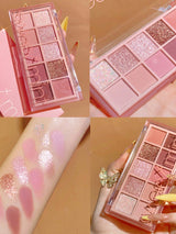SHEIN Sweet mint 10-Color Matte Eyeshadow Palette