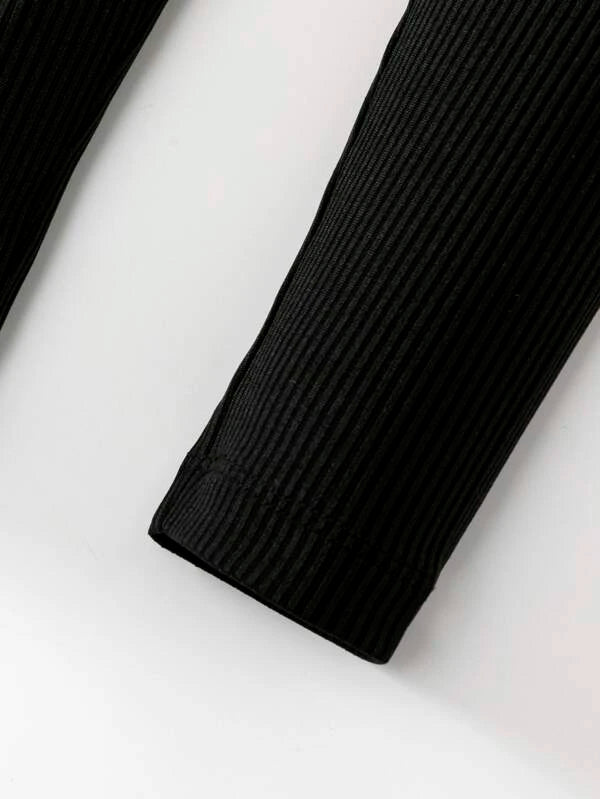 شى ان بنطلون ضيق بنقشة جلد النمر متباينة اللون عند الخصر 