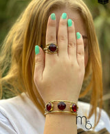 Pure copper  Bracelet & Ring