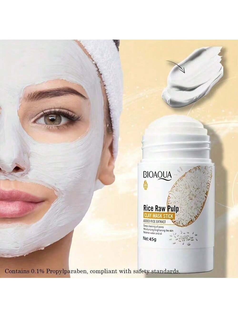 SHEIN Rice Mud Film Mask Stick