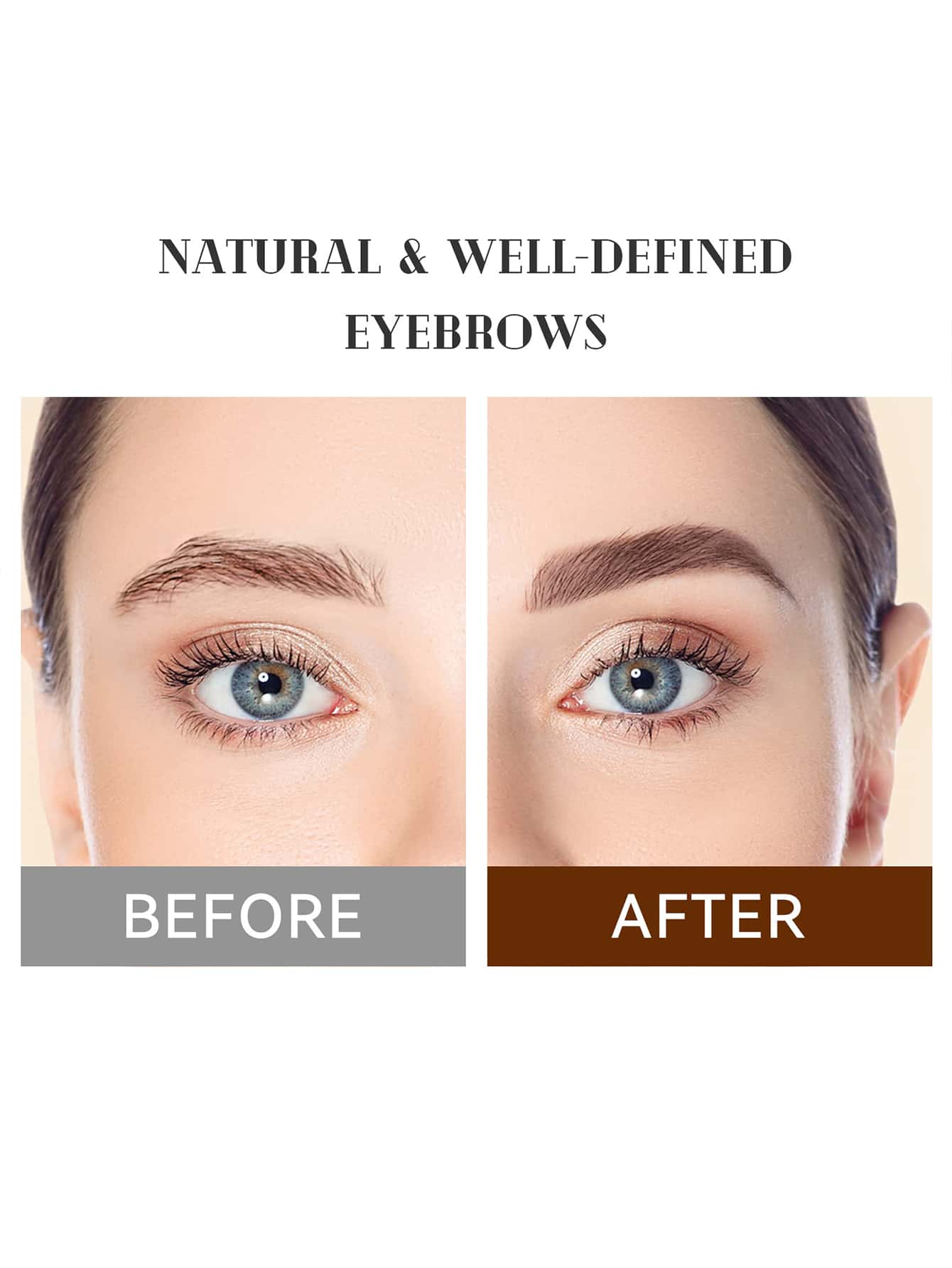 SHEIN 1pc Durable Dual Tip Eyebrow Pencil