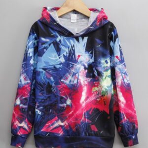 SHEIN Boys Allover Print Hoodie