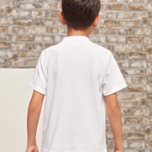 Alternative view of SHEIN Boys Paisley Print Polo Shirt