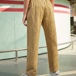 Alternative view of SHEIN Boys Slogan Graphic Pants