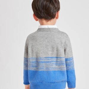 Alternative view of SHEIN Toddler Boys Color Block Cardigan