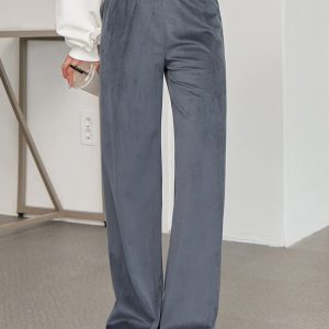 SHEIN DAZY High Waist Straight Leg Pants