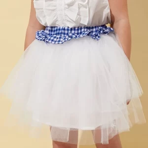 Alternative view of SHEIN Toddler Girls Layered Hem Mesh Skirt