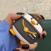 ROMWE Cartoon Duck Design Case Compatible With Airpods