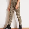 SHEIN Girls Elastic Waist Leopard Leggings