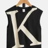 SHEIN Toddler Boys Letter Graphic Tank Top