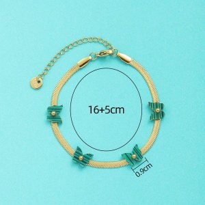 Alternative view of stainless steel bracelet