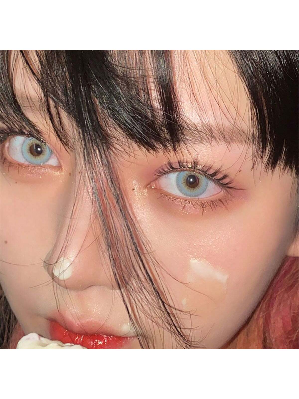 SHEIN 1 Pair Hokkaido Blue Color Contact Lens Eye - Image 6