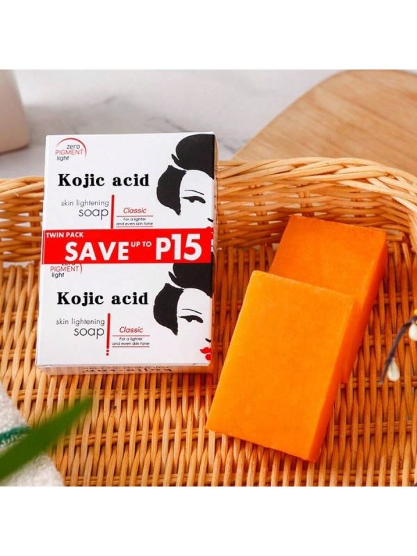 2pcs Tranexamic Papaya Handmade Essential Oil Soap Moisturizing & Cleansing Skin, Mild 65g*2