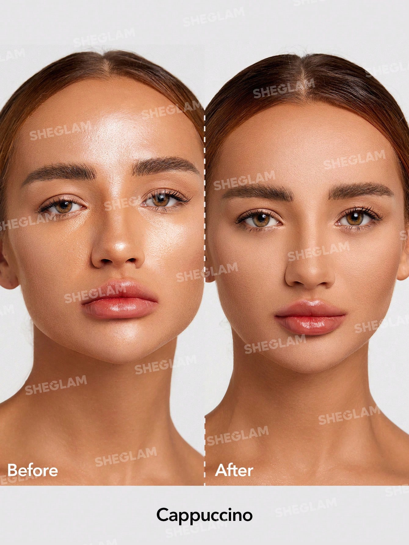 SHEGLAM Baked Glow Setting Powder-Cappuccino  Oil Control - Image 2