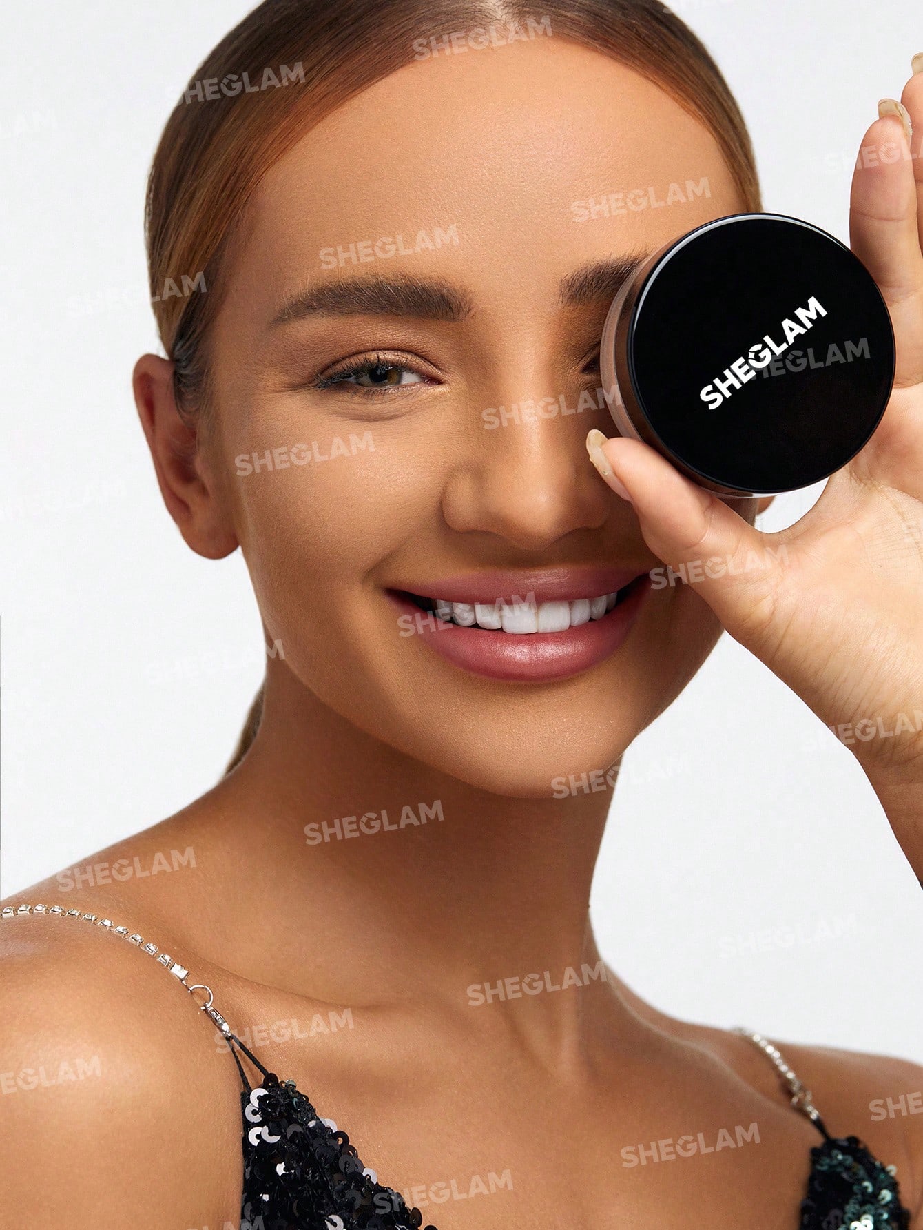 SHEGLAM Baked Glow Setting Powder-Cappuccino  Oil Control - Image 5