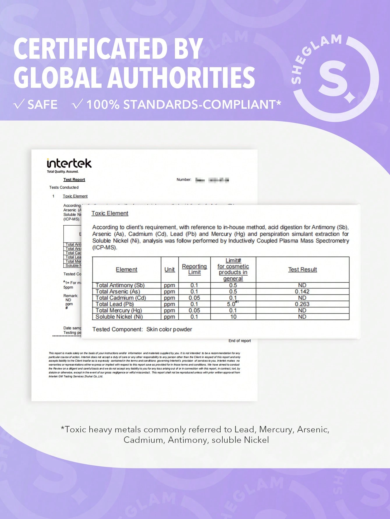 SHEGLAM Baked Glow Setting Powder-Cappuccino  Oil Control - Image 8