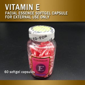 Vitamin E Capsules, Pink, 60pcs, Bottled, Individually Packed, Moisturizing, Brightening Skin, Preventing Dryness And Cracking, Can Be Used On The Face And Body