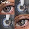 Freshlady Iris Dna Blue Gray Colored Contact Lenses 1 Year Disposable