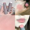Single Stick Double Head Blush Stick Which Is Long-lasting, Easy To Color, Portable And Not Easy To Fall Off For Lip And Cheek With Beautiful Facial Makeup