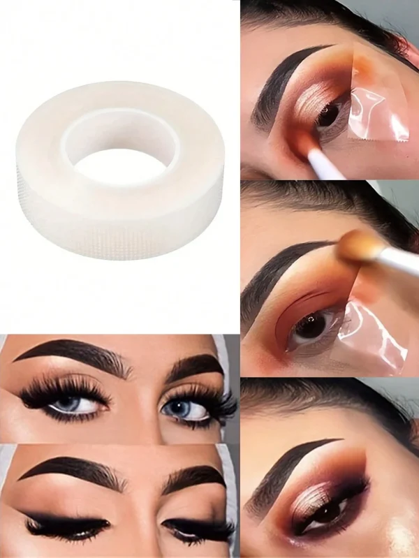 1 Roll Eyeshadow Tape , Natural Eyeliner Tape , Eye Makeup Auxiliary Tool, Eye Makeup Finish Patch