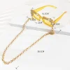 1pc Ins Style Personality Bling Water Diamond Coin Long Eyeglass Chain Fashionable Decor For Women Who Walk, Party, Travel And Give Gifts