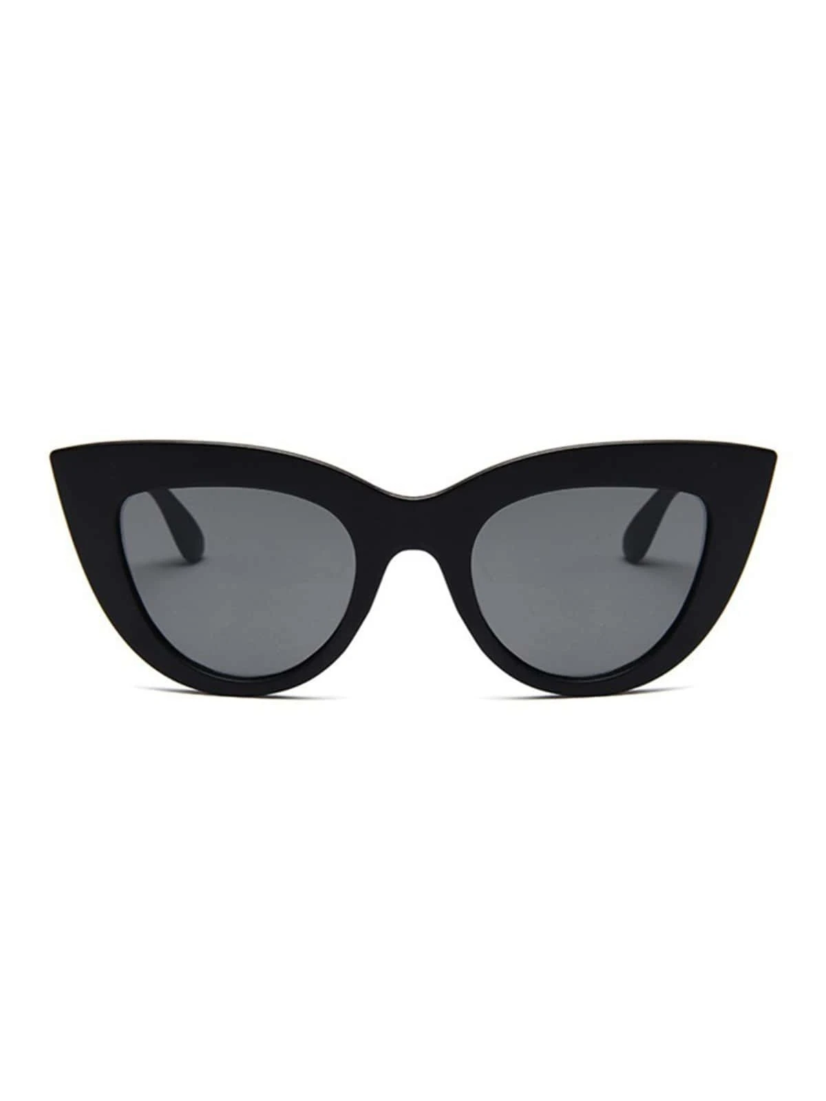 SHEIN 1pc Sunglasses European And American Vintage Big Frame Cat Eye Sun Glasses - Image 2