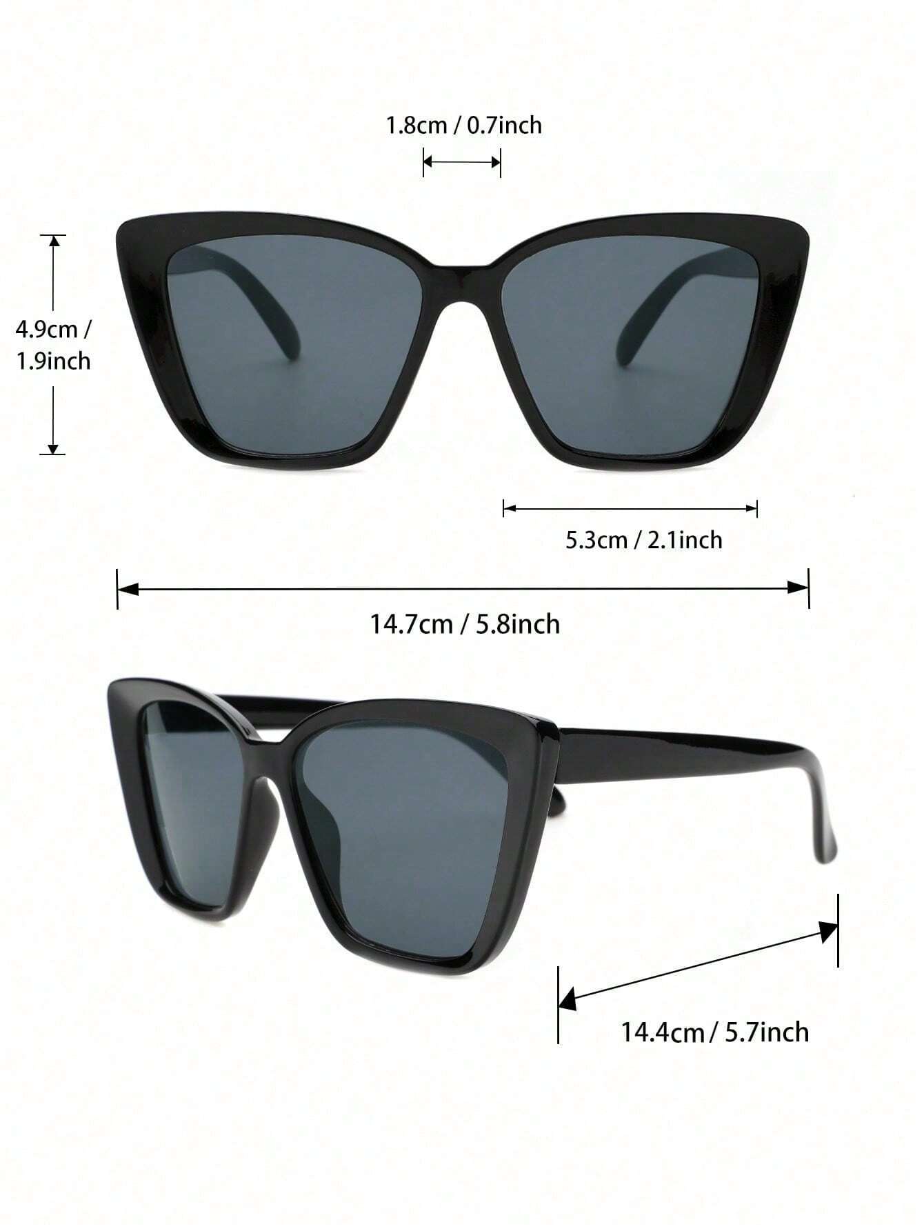 3pairs Women Cat Eye Frame Sunglasses Black Tea Leopard Glasses Y2K Fashion Sunglasses For Summer Beach Travel Party Daily Life UV400 Clothing Accessories