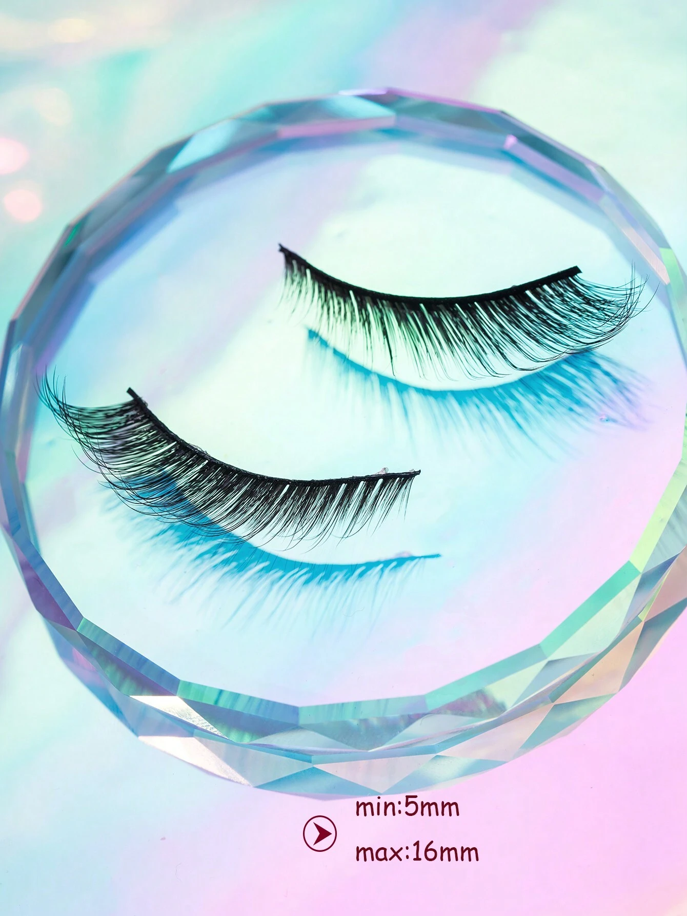 SHEIN 5 pairs of slender long curly fox eye manga lashes - Image 3