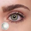 SHEIN 1 Pair Hot Grey Soft Colored Contact Lenses 42% Water Content 1 Year Disposable Fashion Makeup Lenses