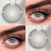 SHEIN 1 Pair Hot Grey Soft Colored Contact Lenses 42% Water Content 1 Year Disposable Fashion Makeup Lenses