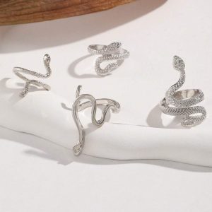 Alternative view of SHEIN 4pcs Snake Design Ring