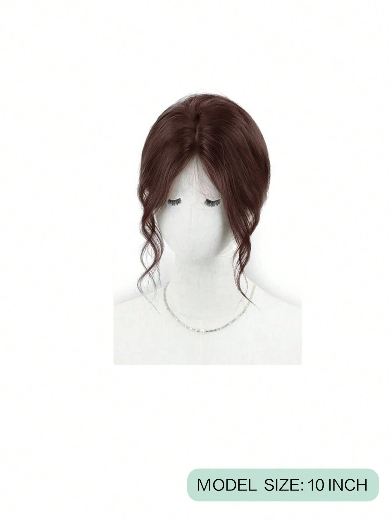 SHEIN Bangs Wig Female Natural Forehead Atmosphere Dragon Beard Bangs Fluffy Wig Piece - Image 3