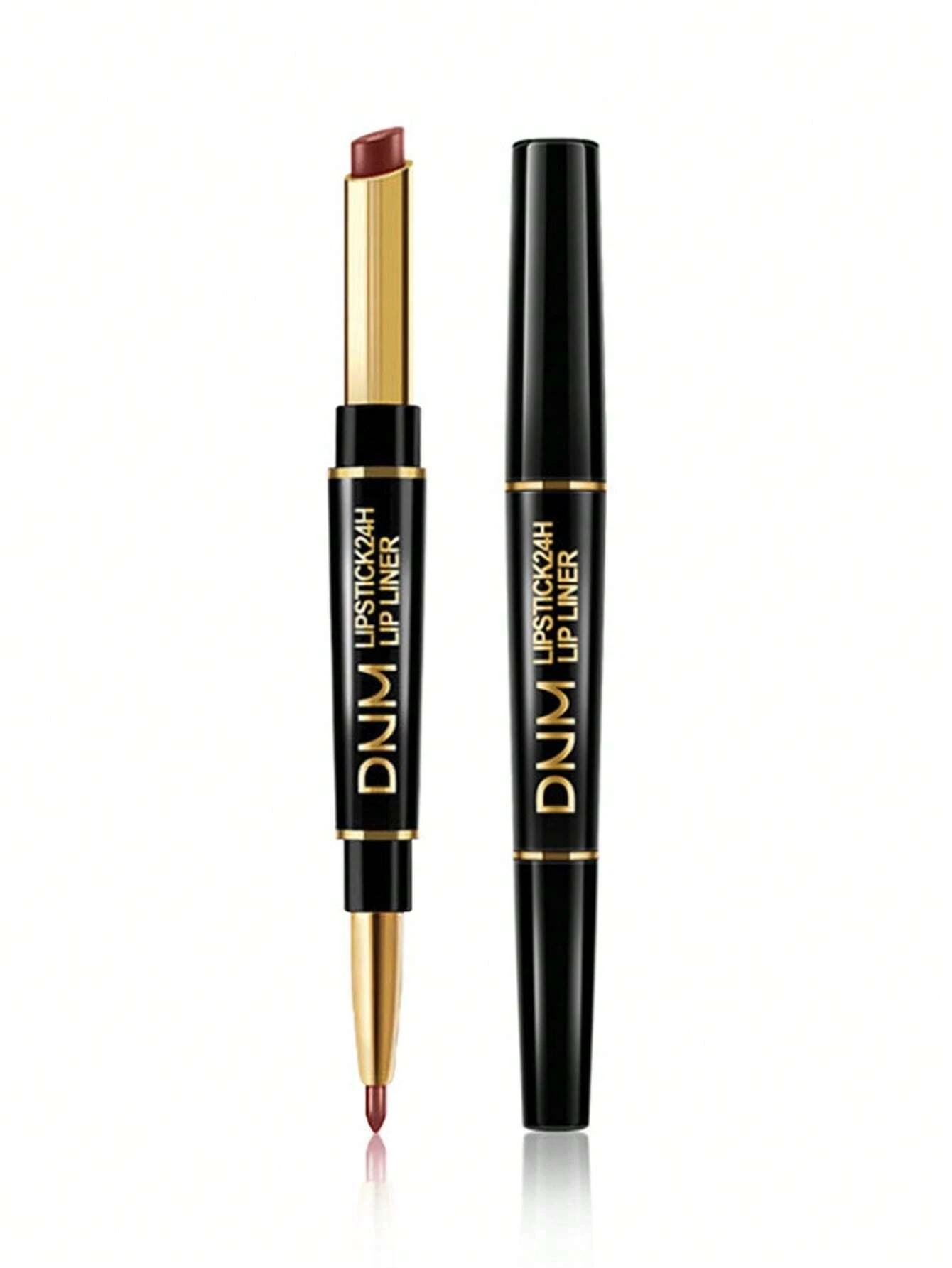 Double-ended Lipstick & Lip Liner, Long-lasting Smudge-proof Non-stick Cup Lip Makeup#4 - Image 2