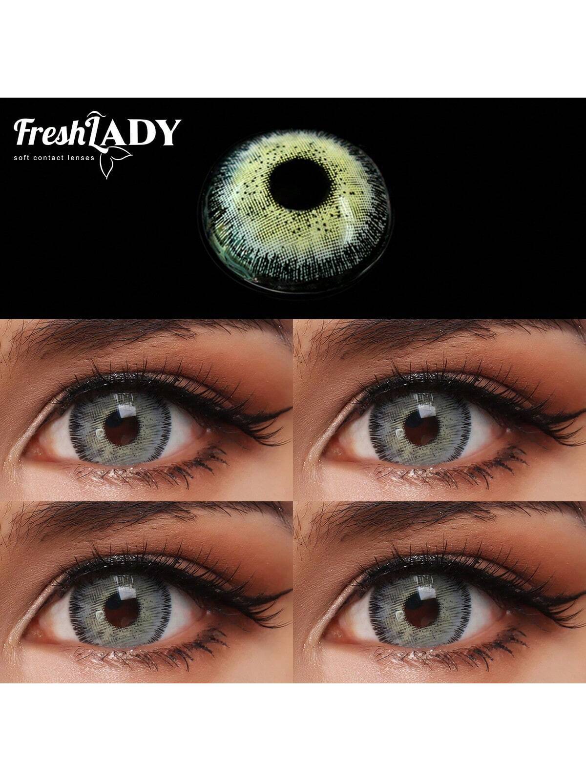 Freshlady Magic Gray Colored Contact Lenses 1 Year Disposable - Image 2