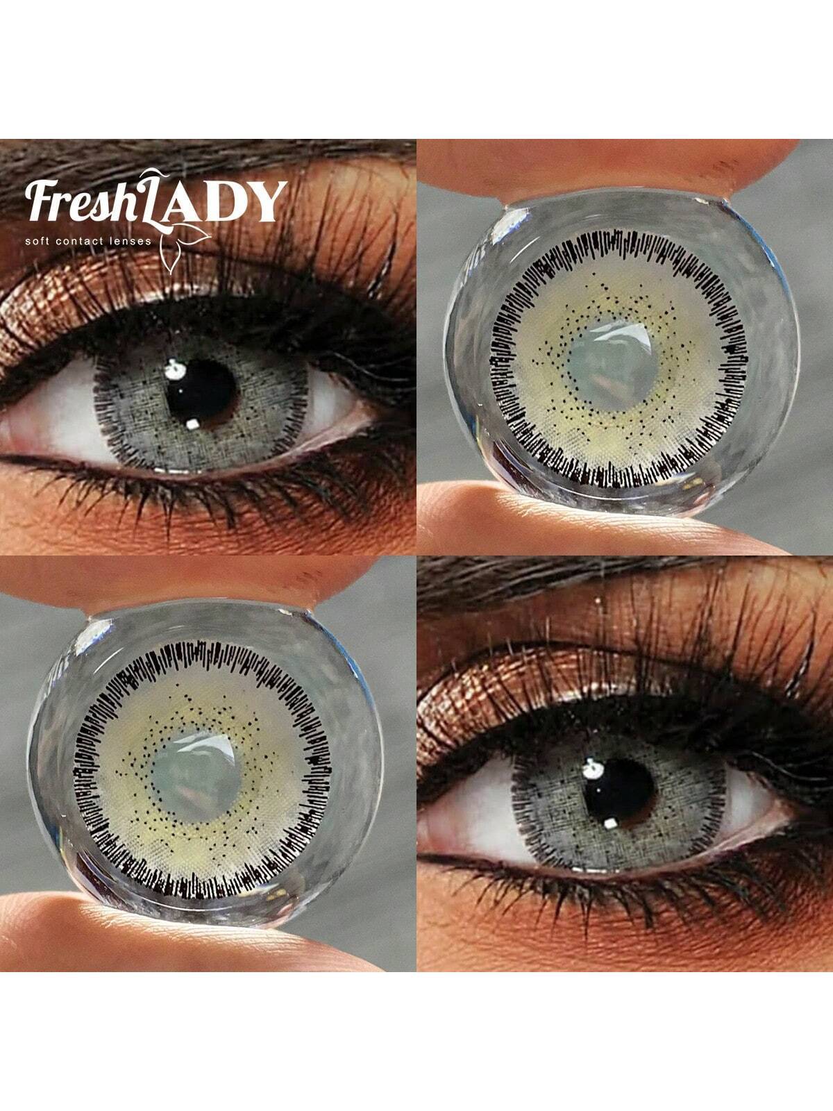 Freshlady Magic Gray Colored Contact Lenses 1 Year Disposable - Image 4