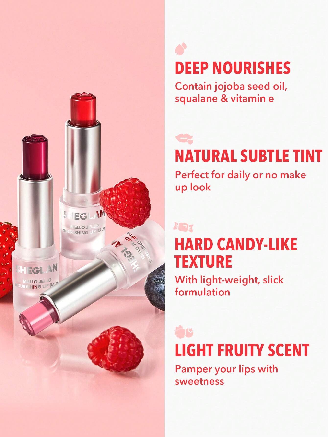 SHEGLAM Mello Jello Nourishing Lip Balm - Image 3