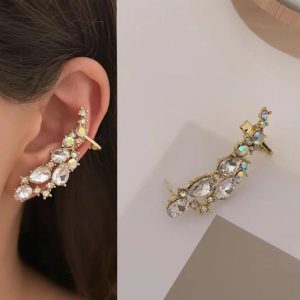 Rhinestone Decor earrings