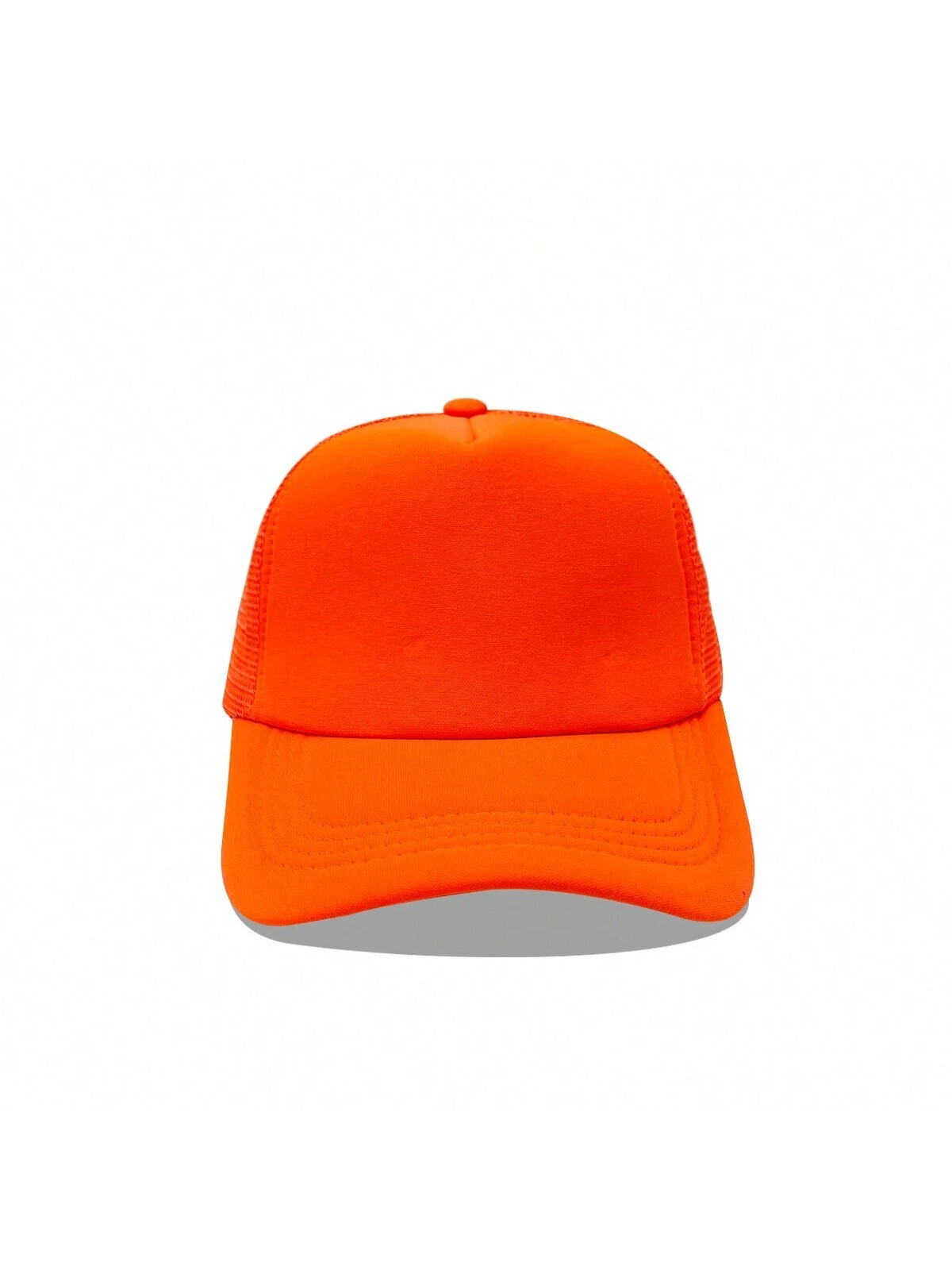 One Women Color Block Mesh Sponge Sunscreen Breathable Truck Driver Baseball Cap Suitable For Daily Wear